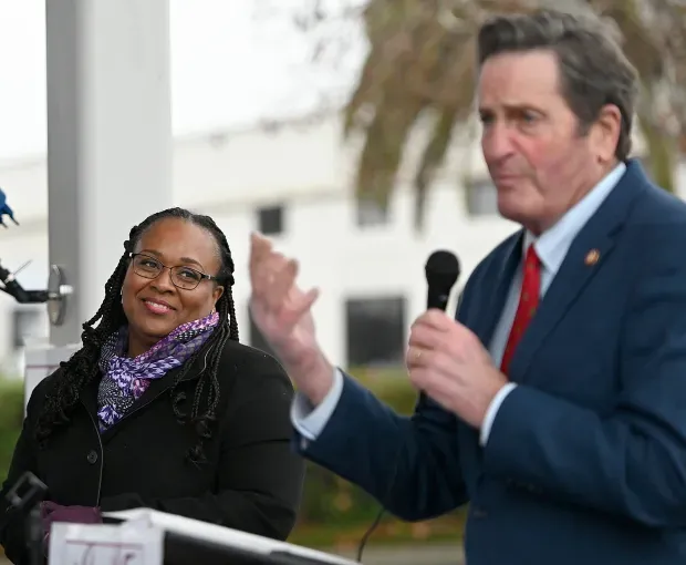 Garamendi with Lori Wilson