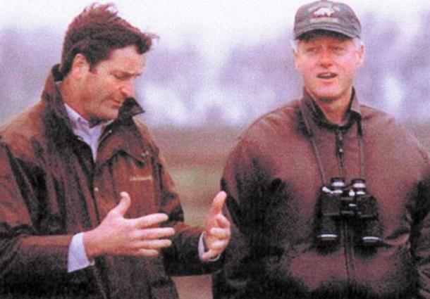 Garamendi with Clinton 