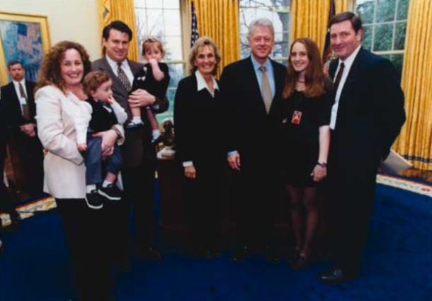 Oval office with Clinton